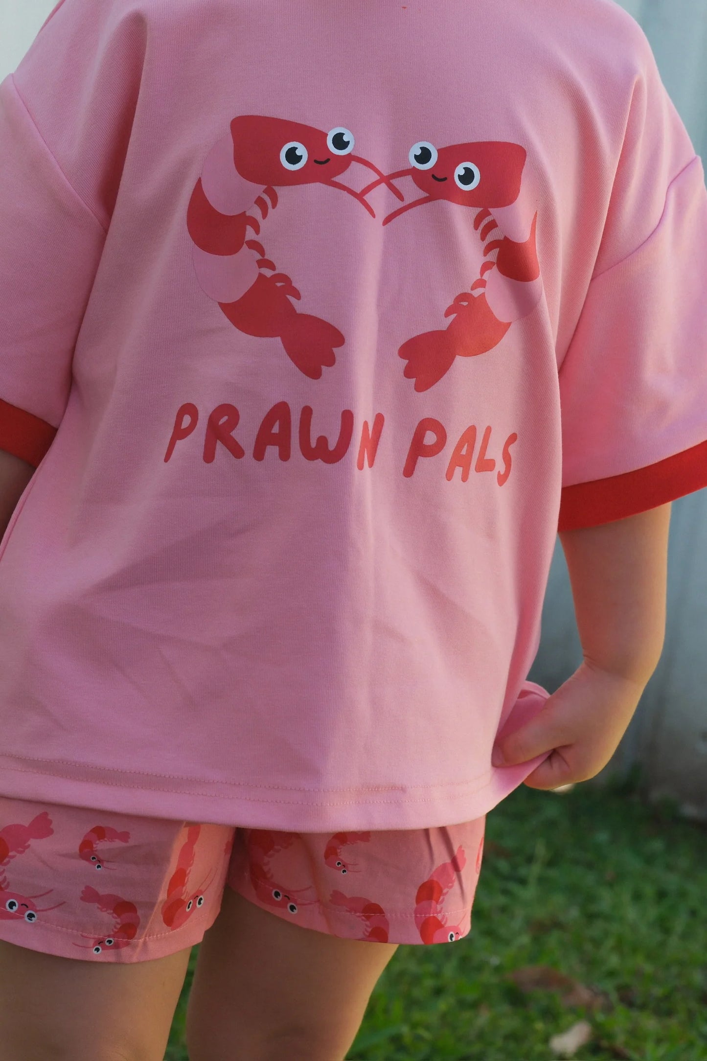 Prawn Pals Tee “Pink”