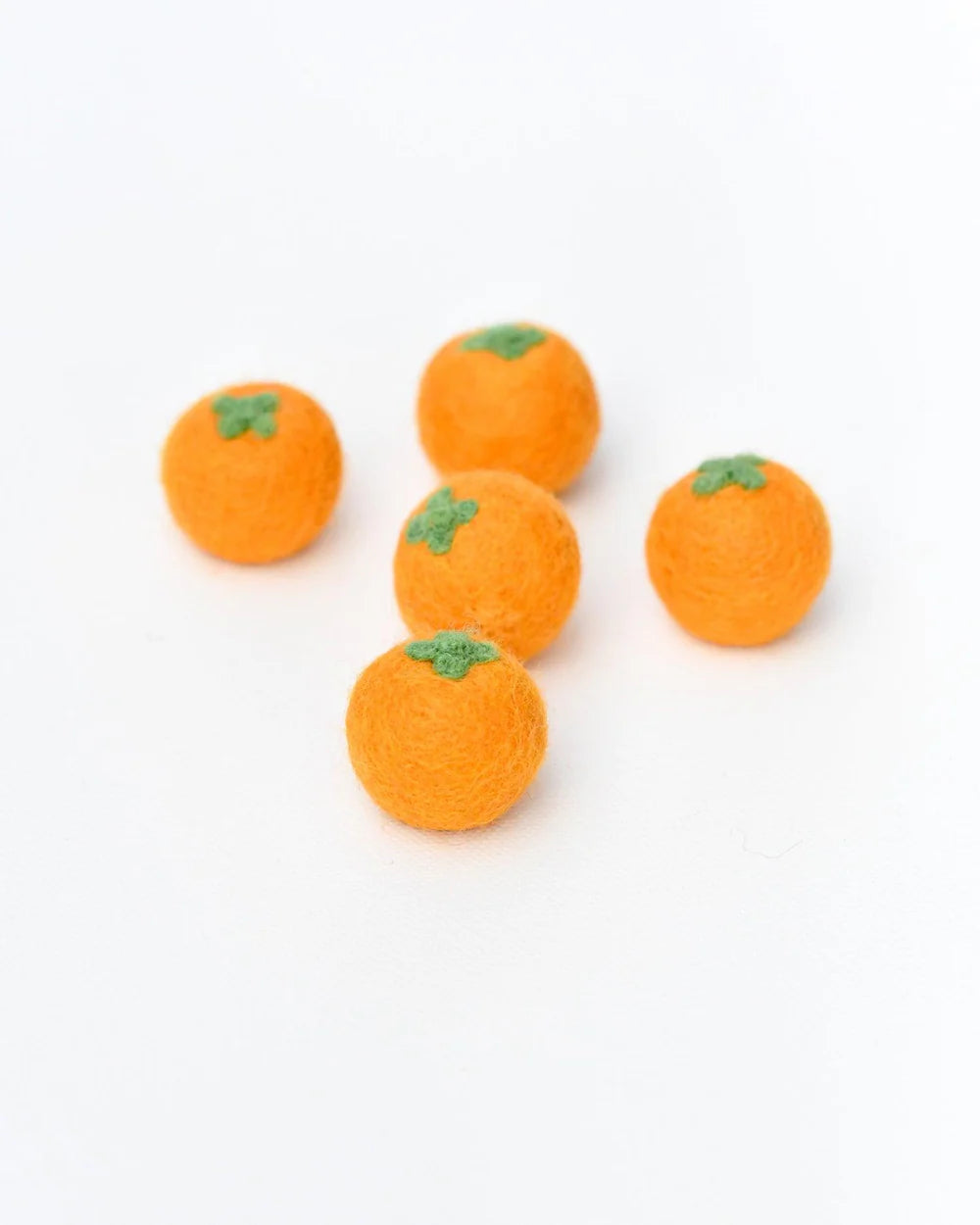 Felt Oranges (set of 5)