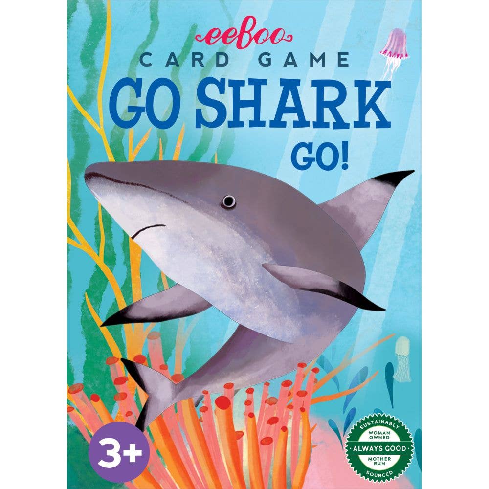 EeBoo Playing Cards - Go Shark Go