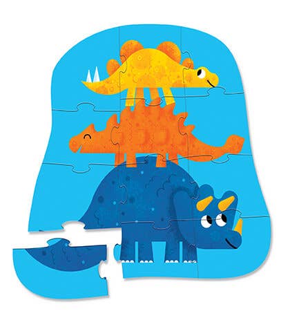 Crocodile Creek - Mini Puzzle 12 pc - Dino Friends