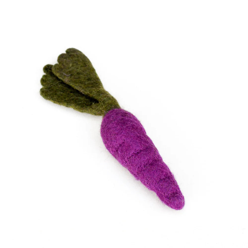 Felt Carrot (purple)