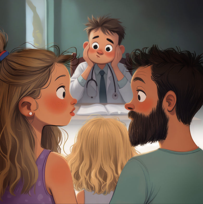Where’s Ellie’s Hair Hardcover Book