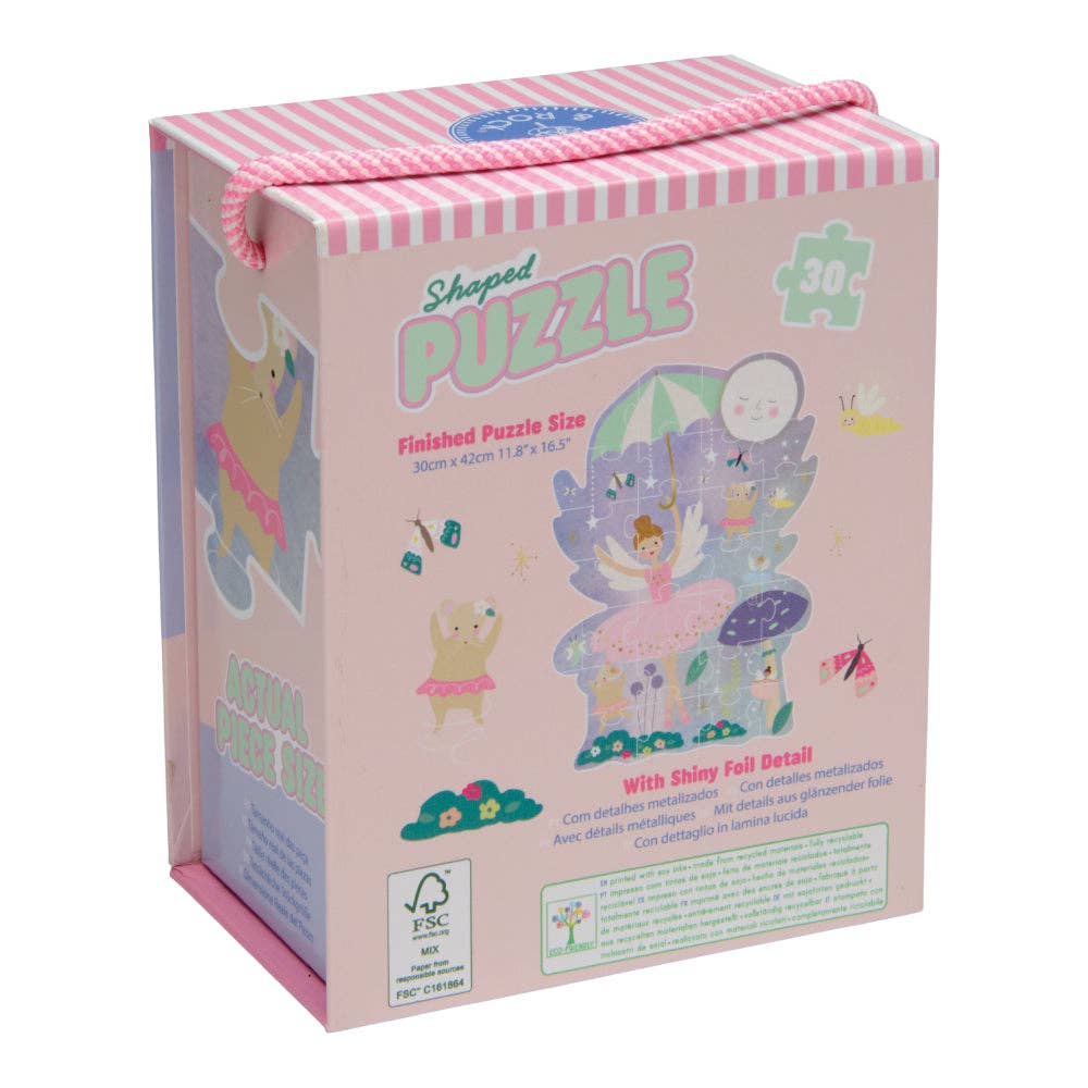 Floss & Rock 30 pc Shaped Jigsaw Puzzle - Enchanted