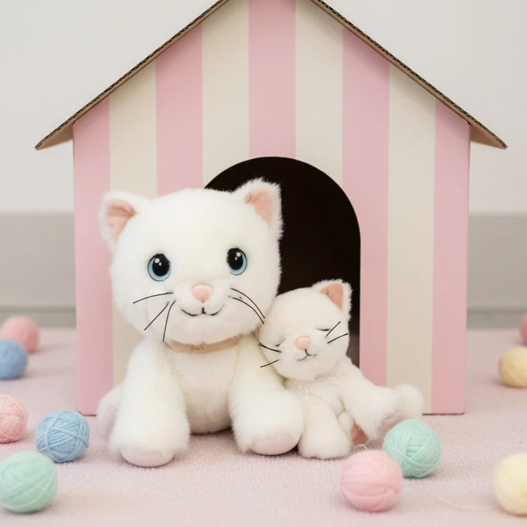 Binky Kitten Kiki White