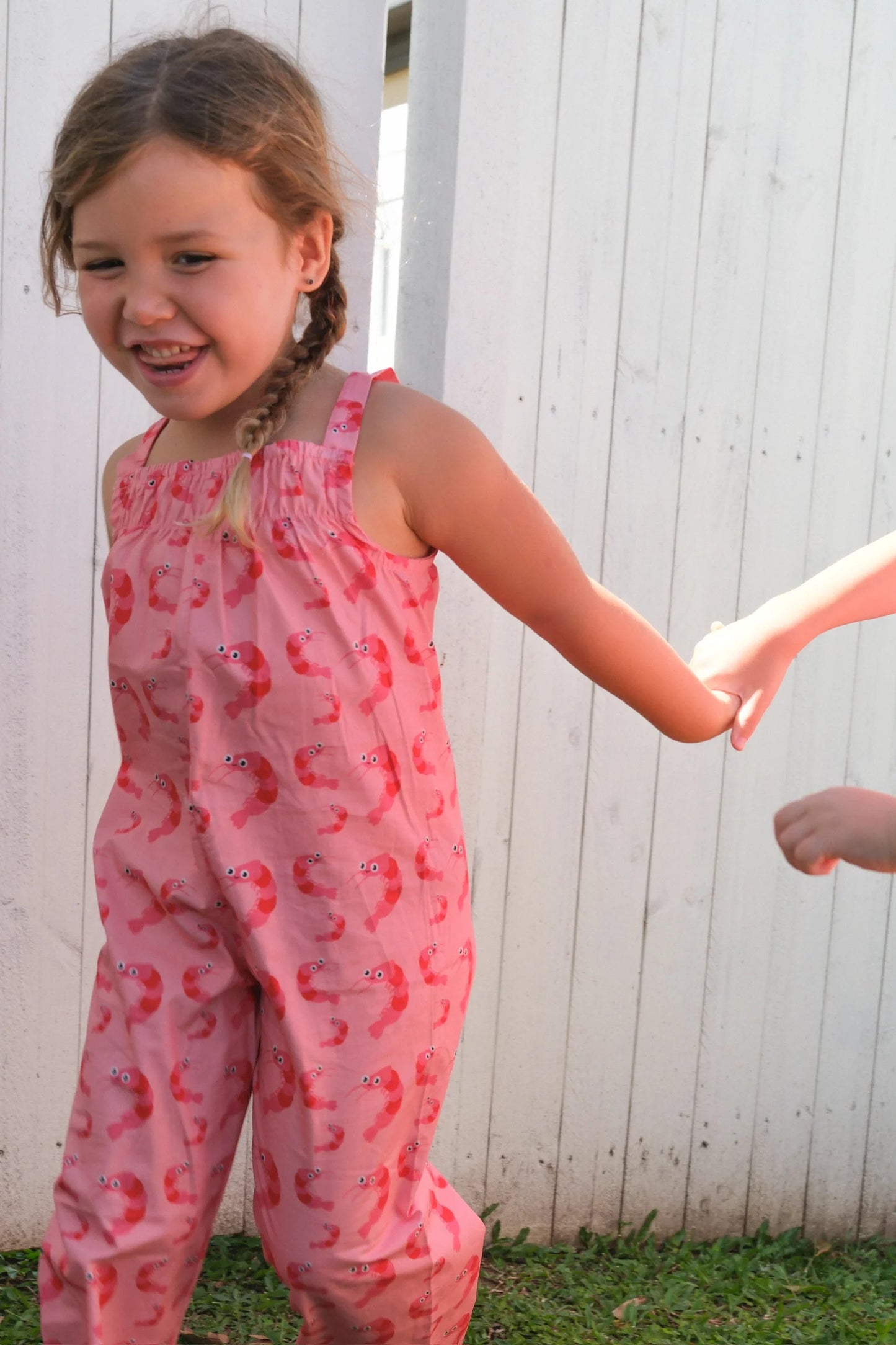 Maggie Jumpsuit Pink Prawns