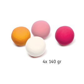 Djeco Modelling Dough Set | 4 Tubs Sweet Pastel Play Dough Colours
