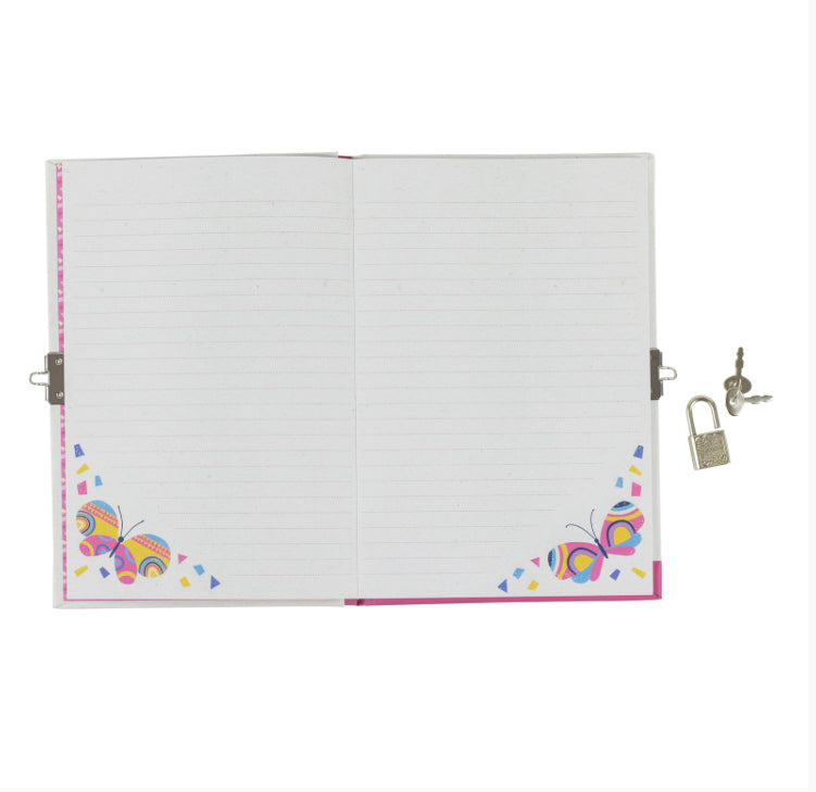 Lockable Diary - Butterflies