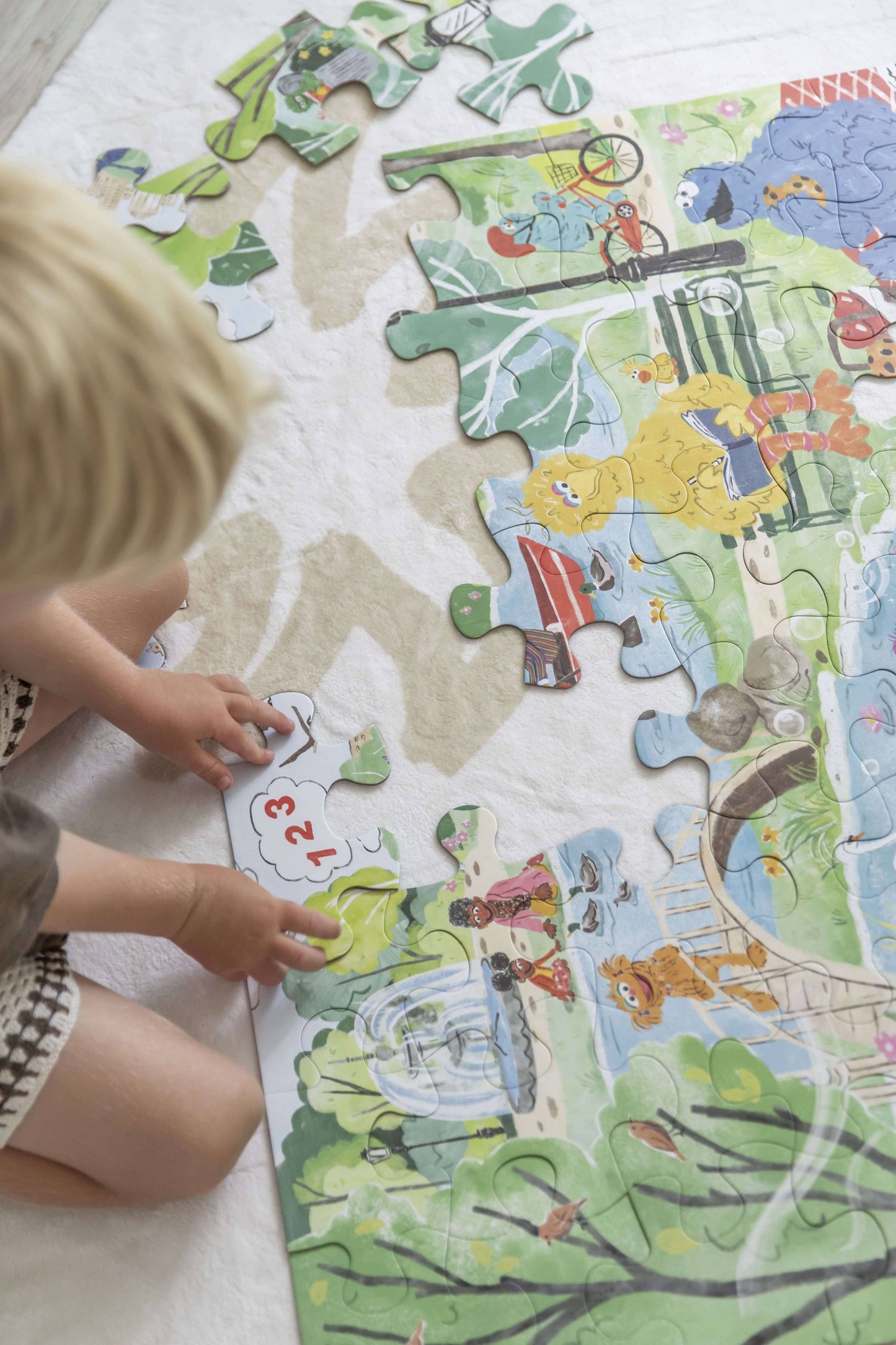 Mindful and Co Kids - Mindful Moments with Sesame Street Floor Puzzle