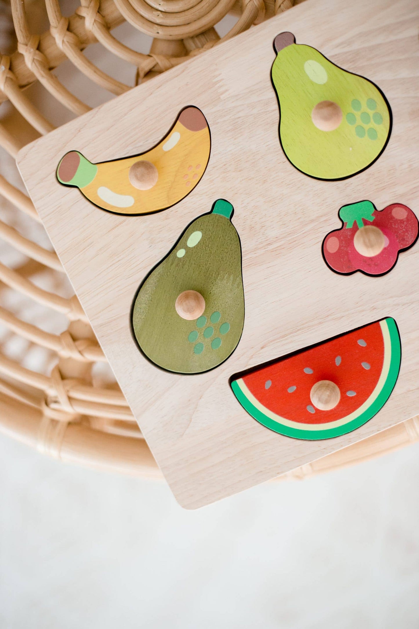 Q Toys - Fruit Knob Puzzle