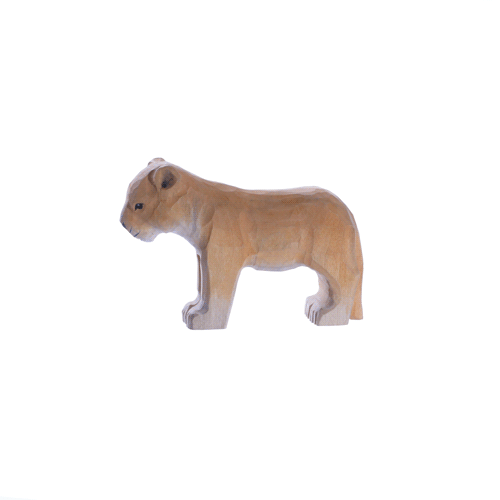 Wudimals Lion Cub Handmade Wooden Toy