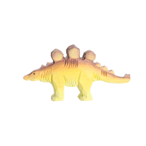 Wudimals Stegosaurus Handmade Wooden Toy
