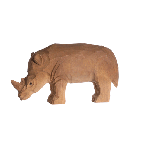 Wudimals Rhino Handmade Wooden Toy