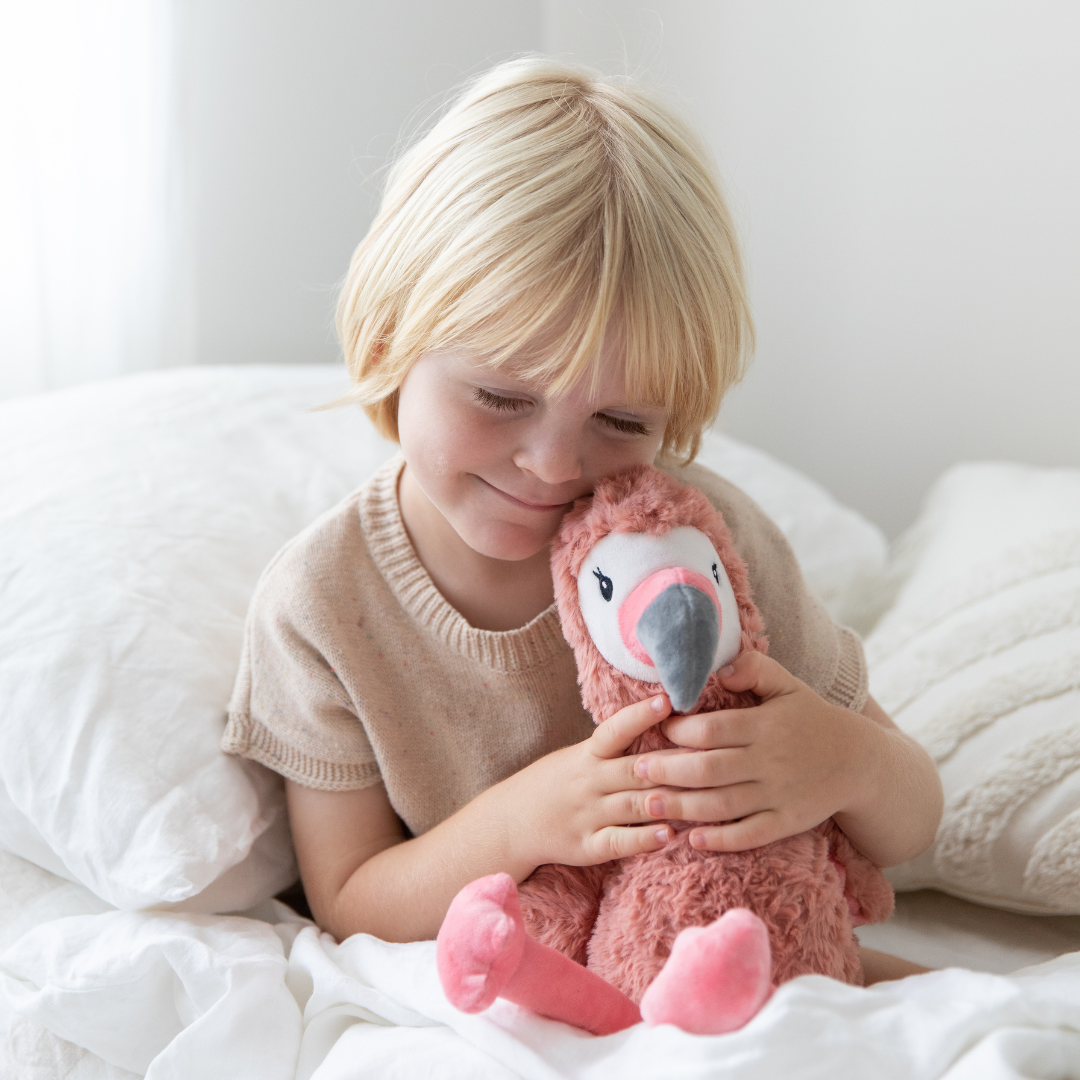Mindful and Co Kids - Francesca The Flamingo Weighted Toy