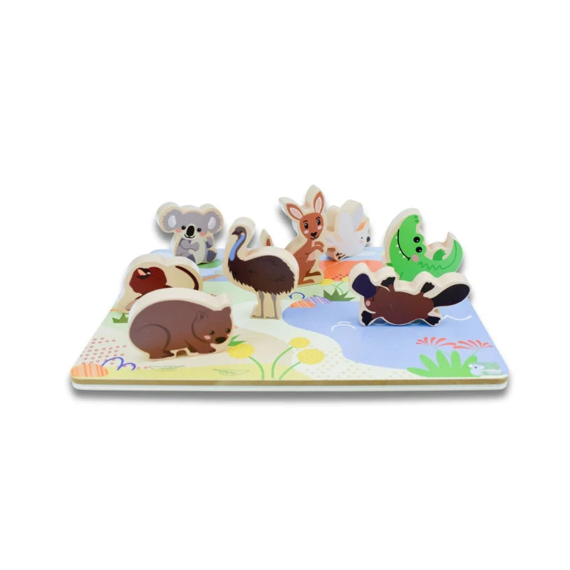 Bush Buddies Australian Animals Chunky Wooden Puzzle