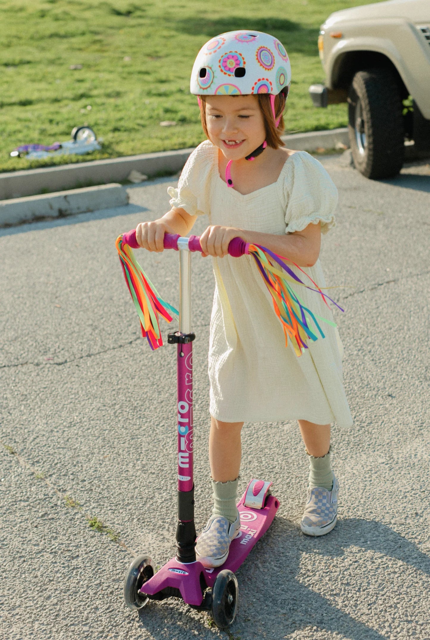 Micro Scooter Ribbons - Neon