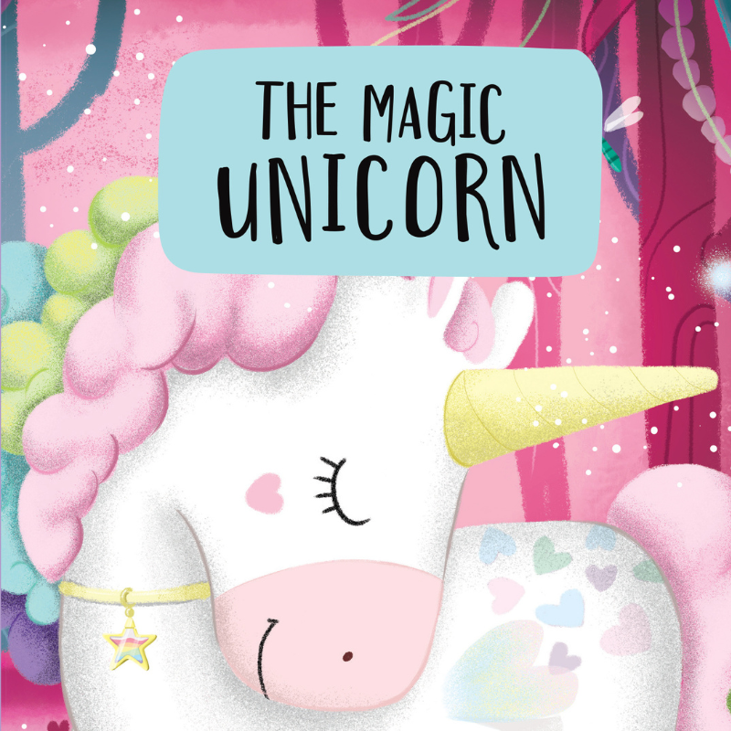 Sassi Book and Giant Puzzle - The Magic Unicorn 30 pcs