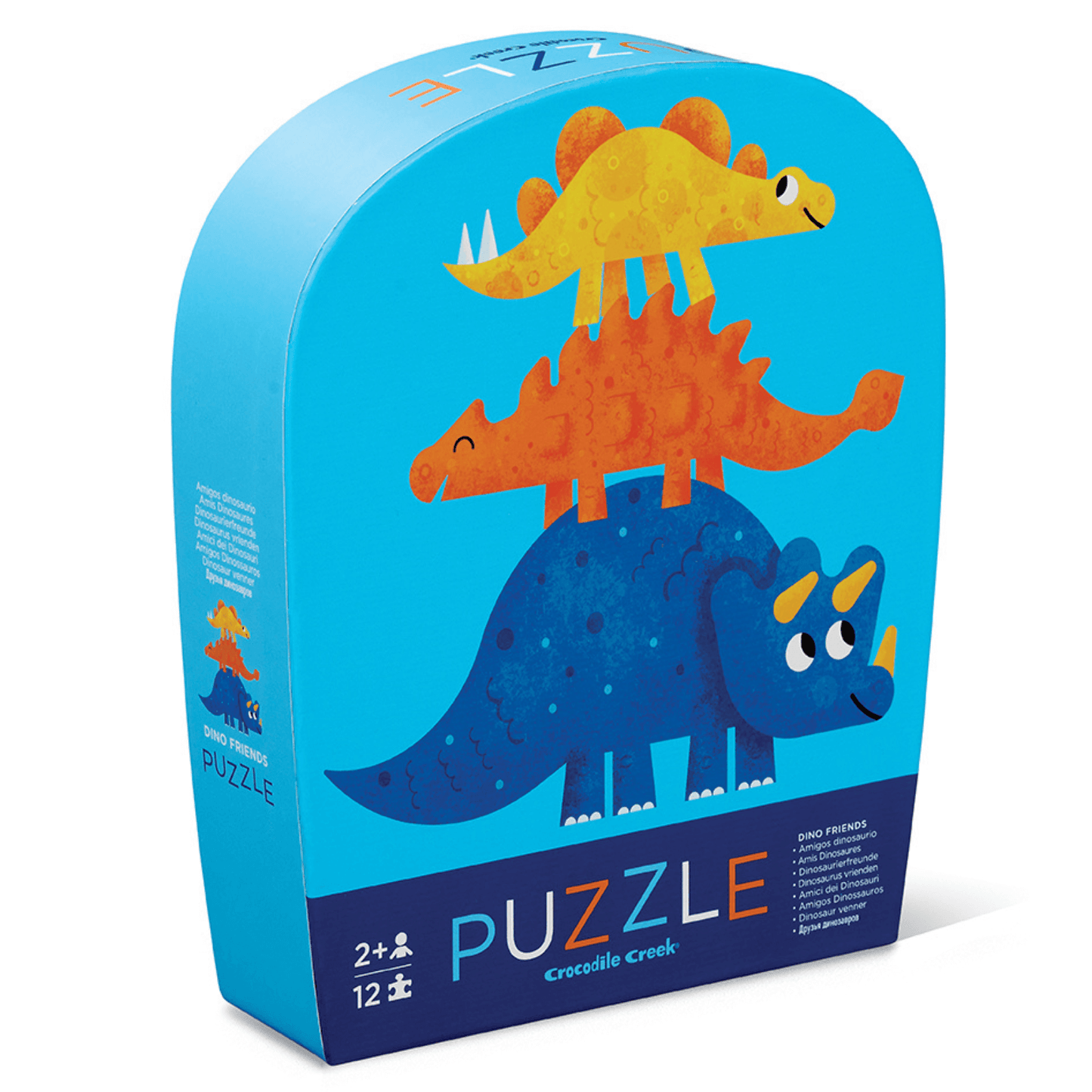 Crocodile Creek - Mini Puzzle 12 pc - Dino Friends