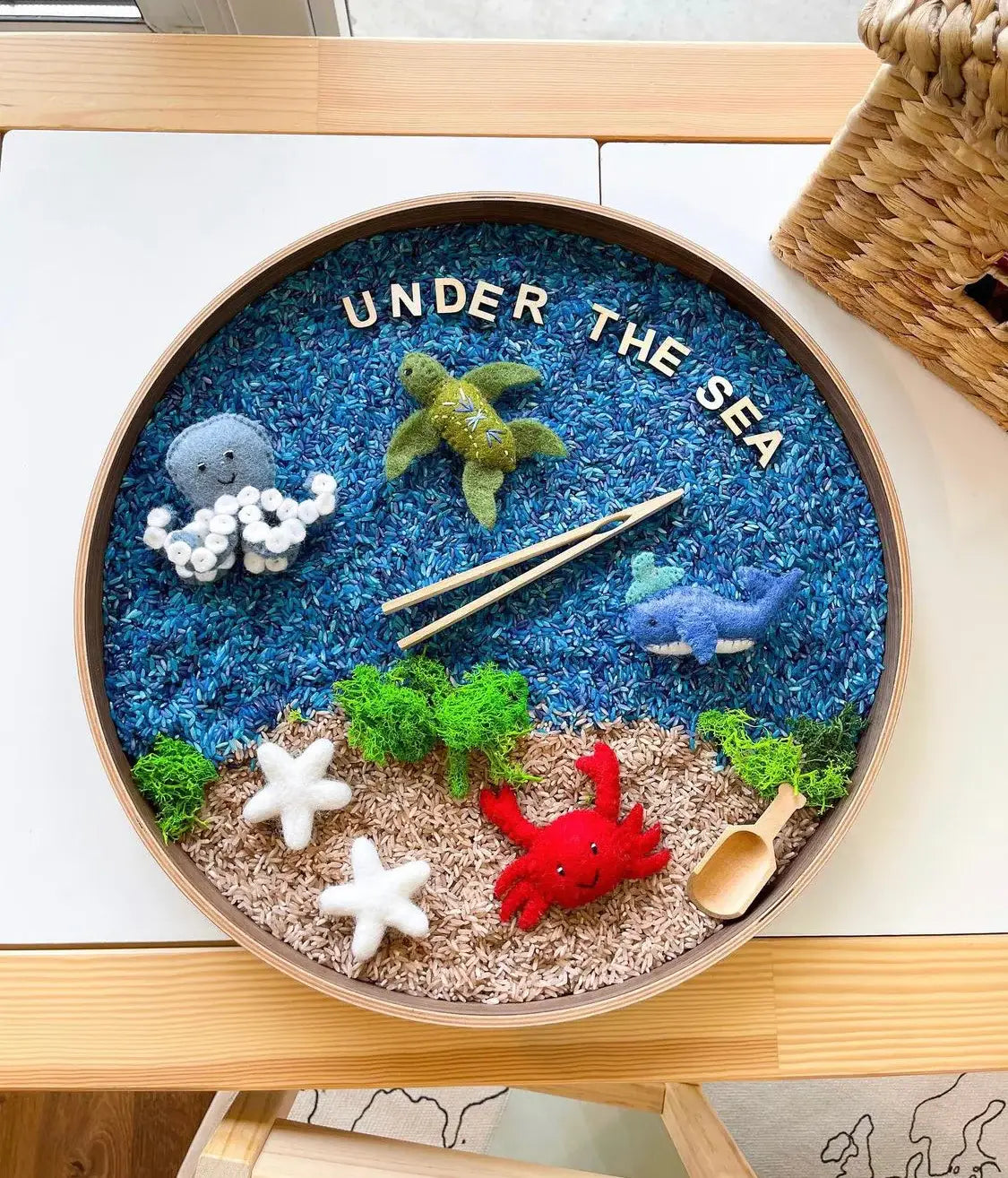 Sewing Seeds Play - Felt Ocean Friends - Whale, Crab, Turtle & Octopus