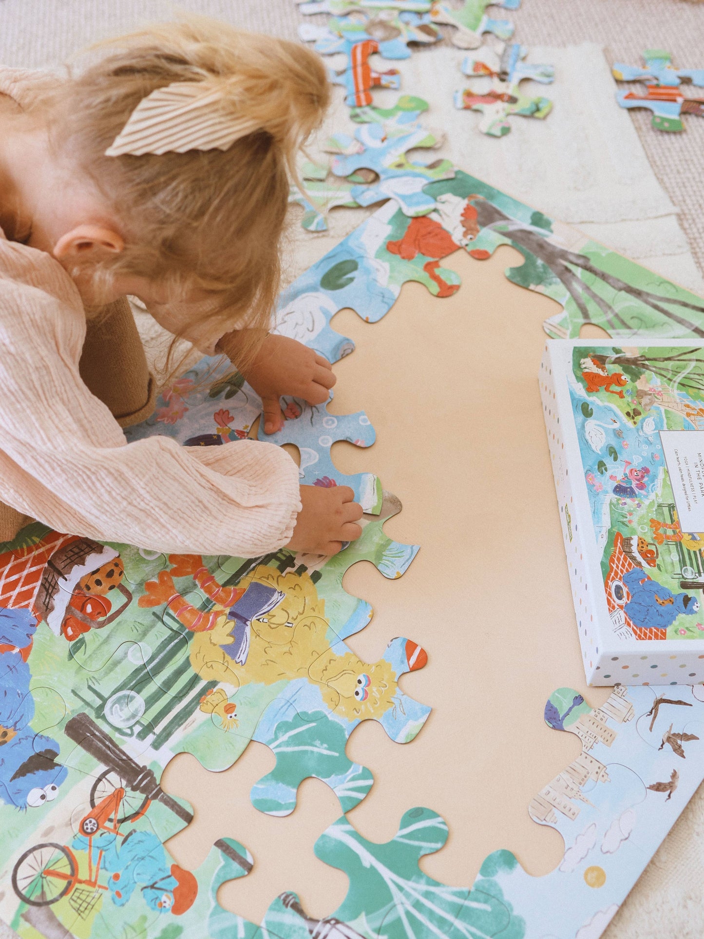 Mindful and Co Kids - Mindful Moments with Sesame Street Floor Puzzle