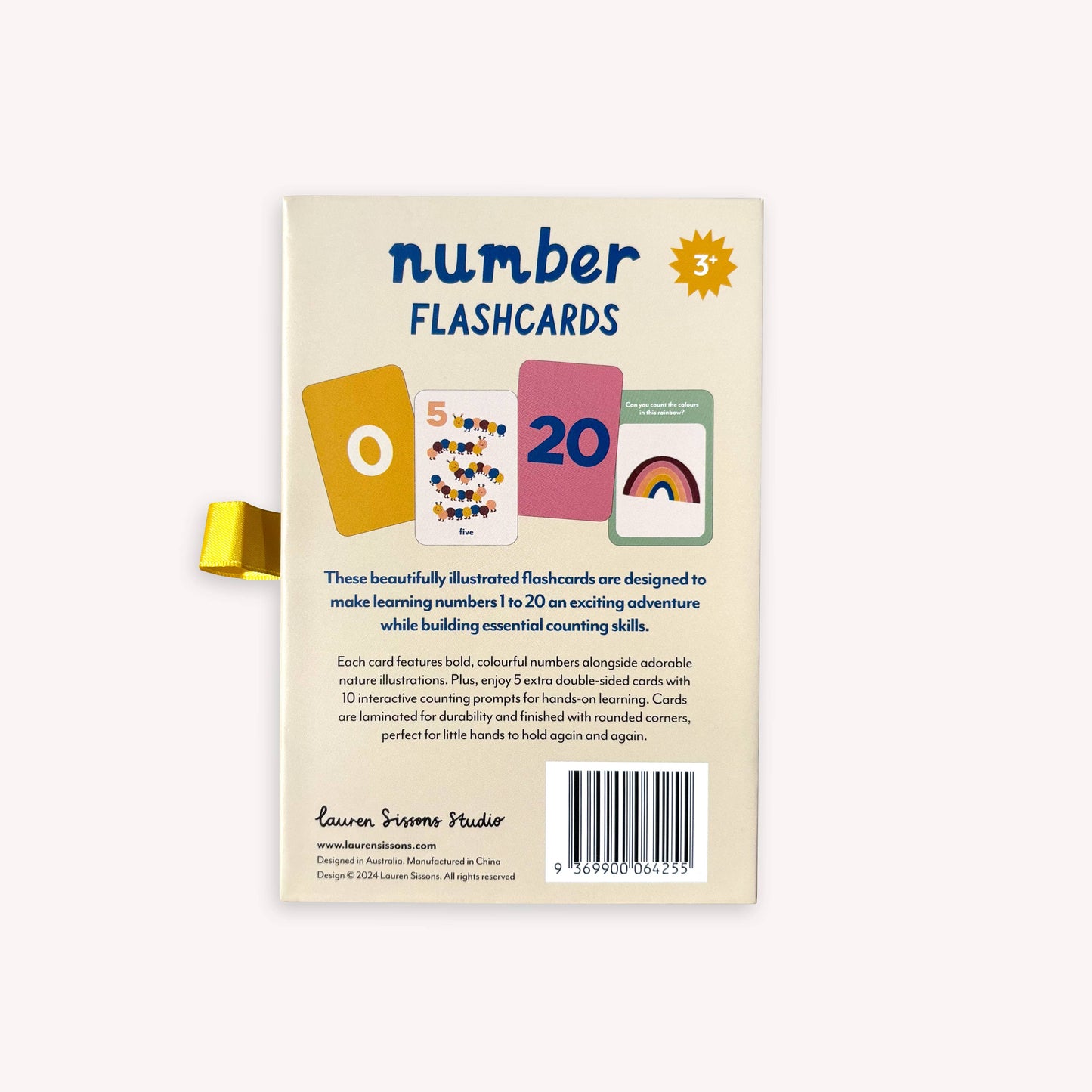 Lauren Sissons Studio - Illustrated Number Flashcards - Kids Toys Learning Education