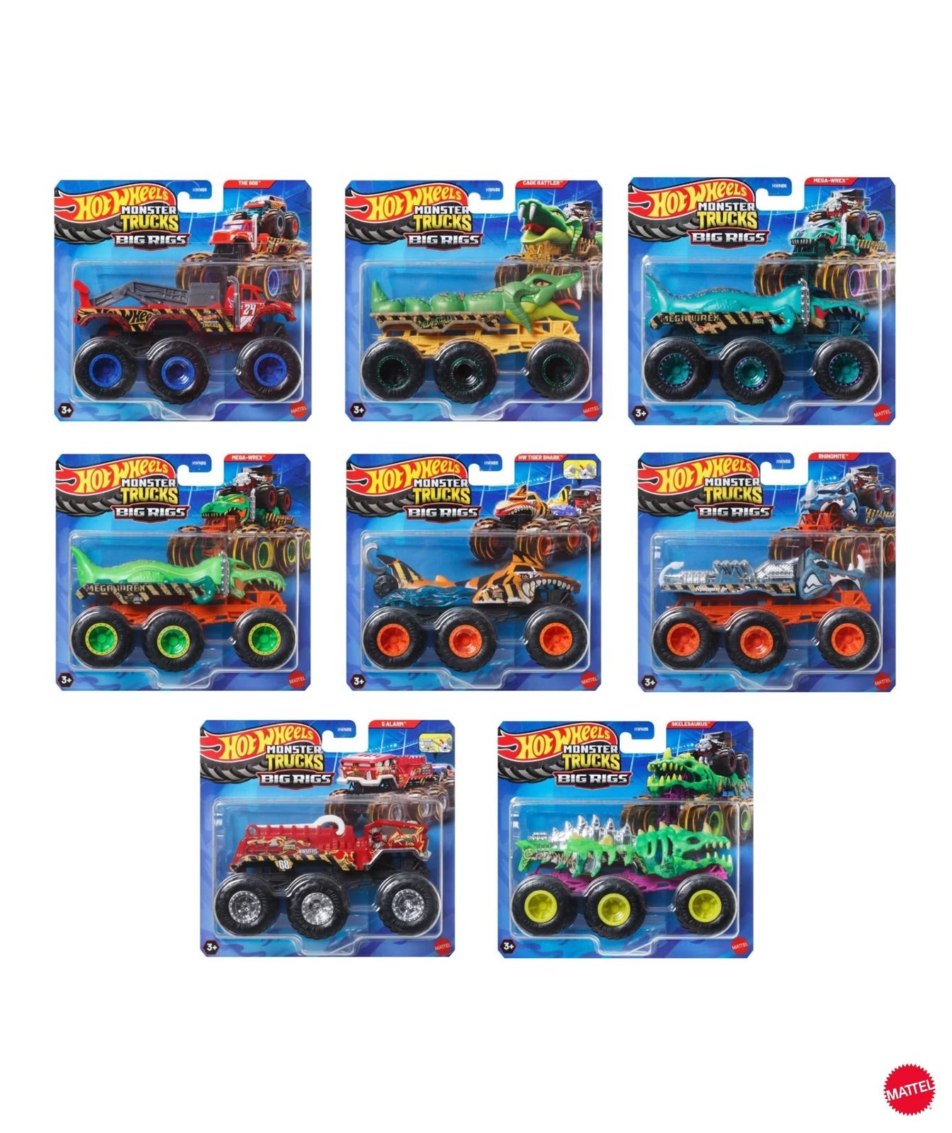 Hot Wheels Monster Trucks Big Rigs Assorted*