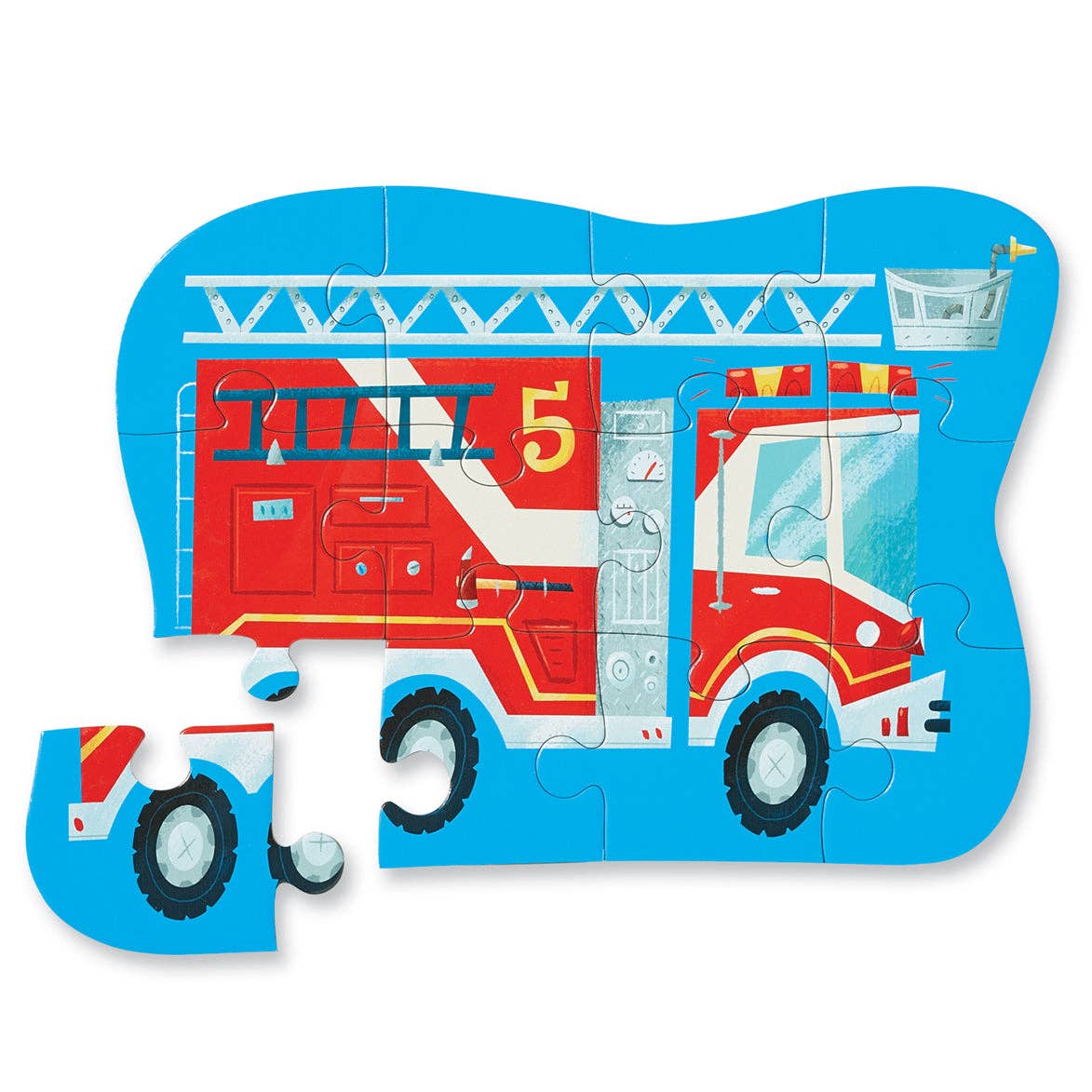 Crocodile Creek - Mini Puzzle - 12 pc - Fire Truck