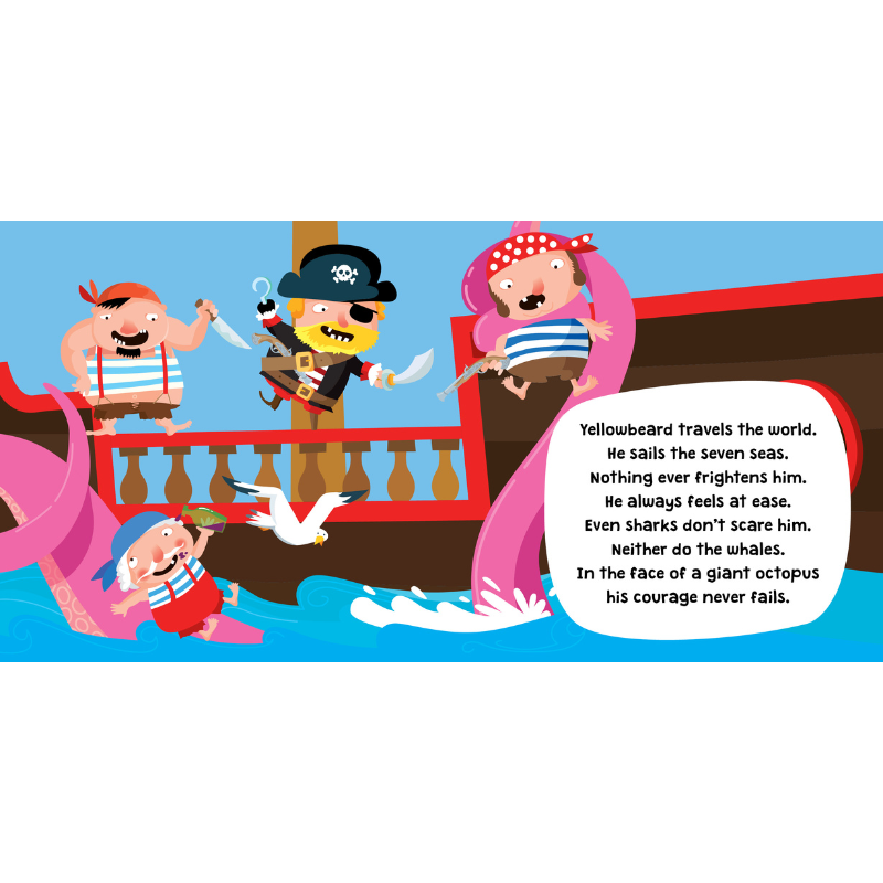 Sassi Book and Giant Puzzle - Pirates (30 pcs)
