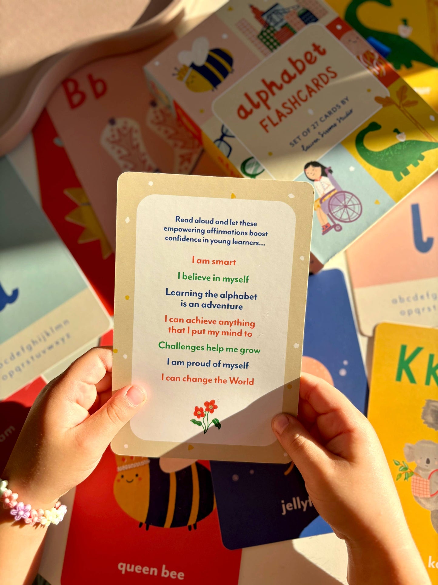 Lauren Sissons Studio - A-Z Illustrated Alphabet Flashcards - Kids Toys and Learning