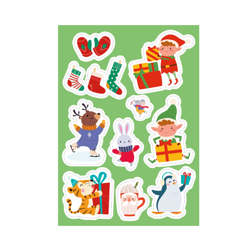 Sassi Stickers and Activities Book - Christmas