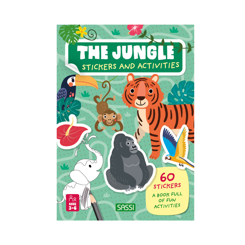 Sassi Stickers and Activities Book - The Jungle