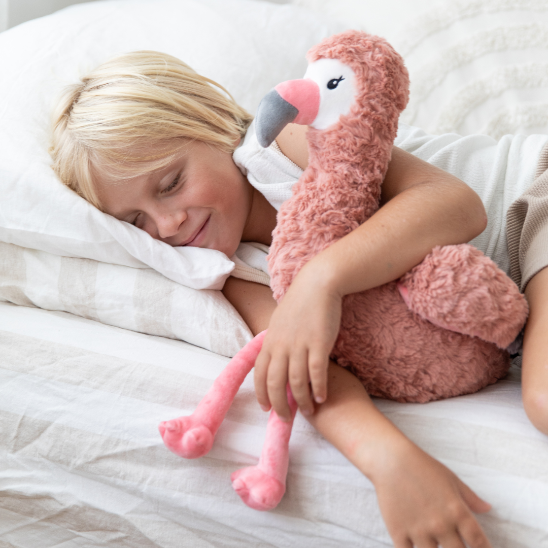 Mindful and Co Kids - Francesca The Flamingo Weighted Toy