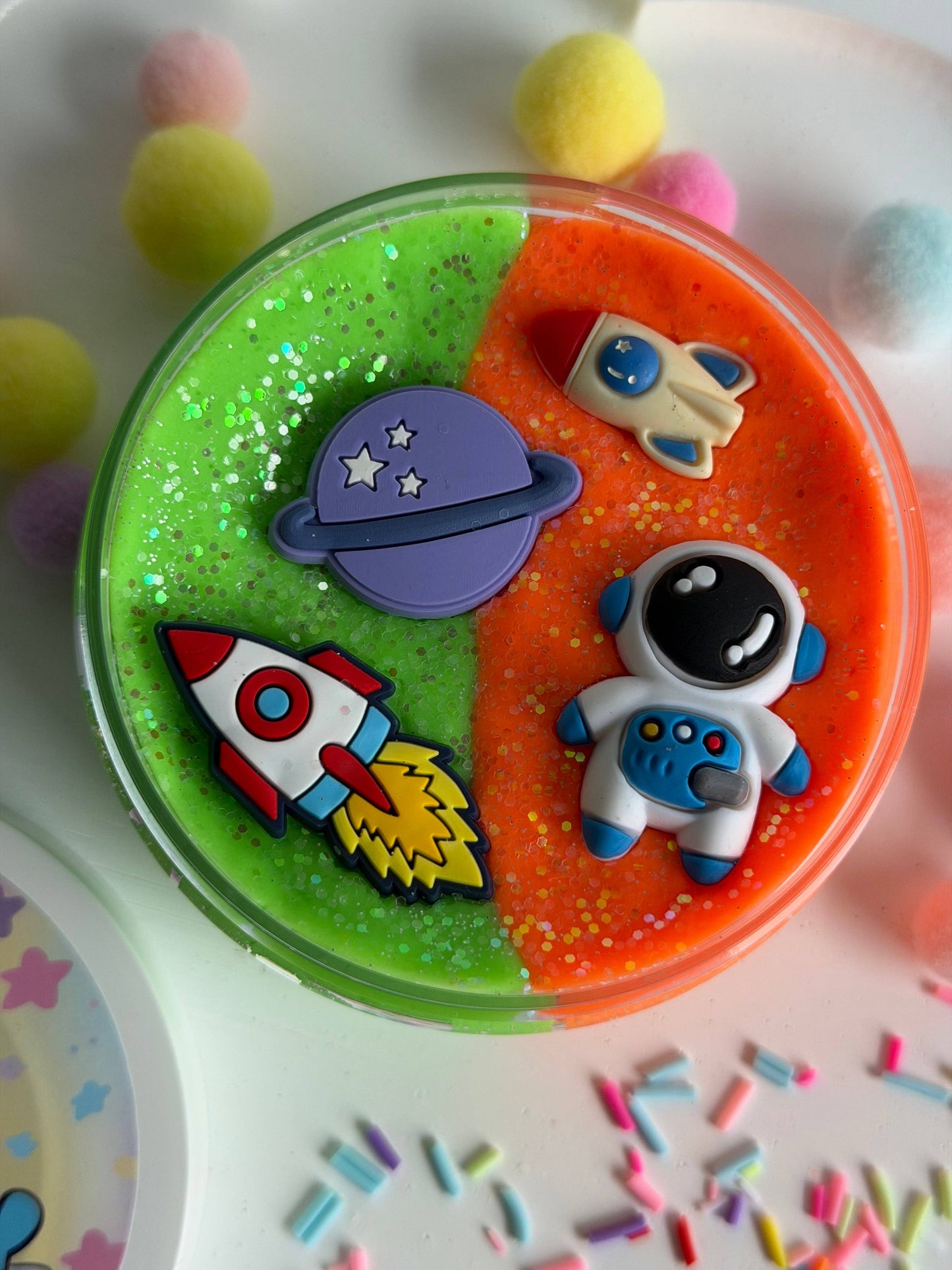 Into Space Playdough 250g Tub - Squishy Play