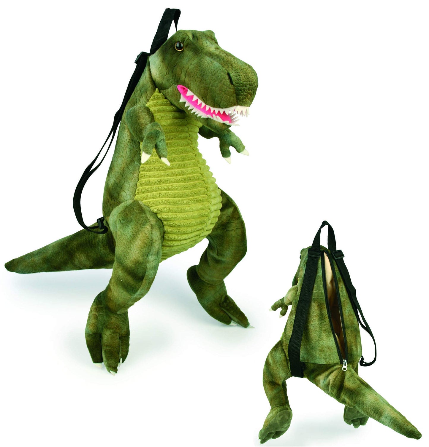 Green Dinosaur plush backpack