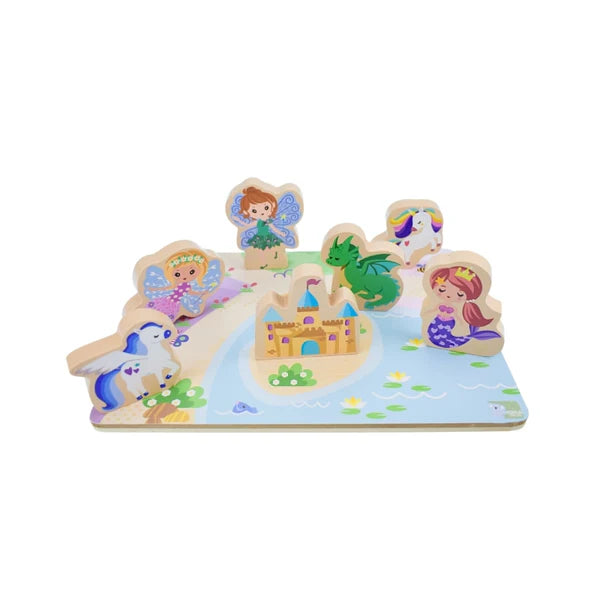 Chunky Wooden Puzzle Fantasy Fairytale