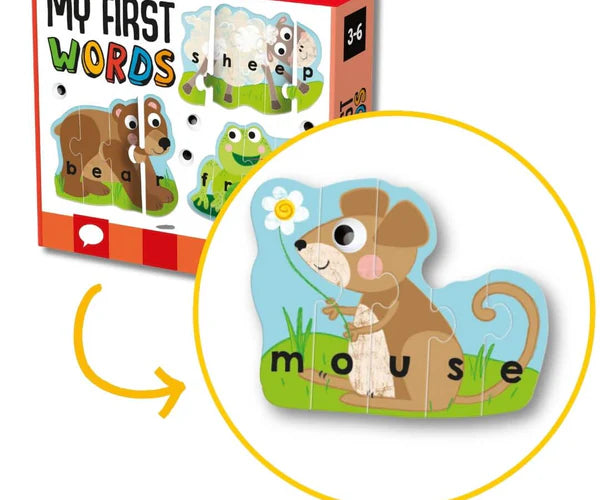 My First Words Animal Puzzle - Headu