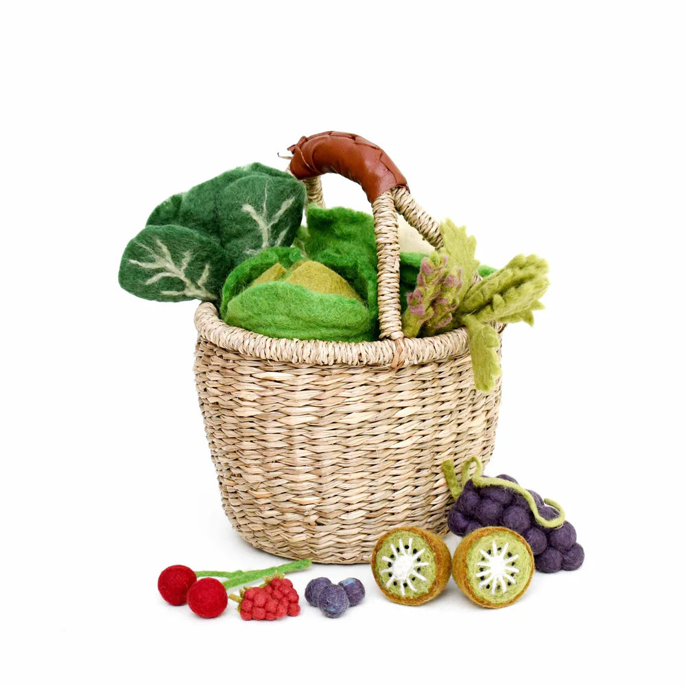 Felt Kiwi Fruit (set 2)