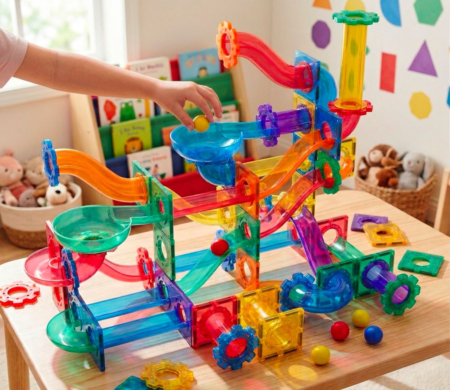 TileTek - 95 Piece Ball Run Set