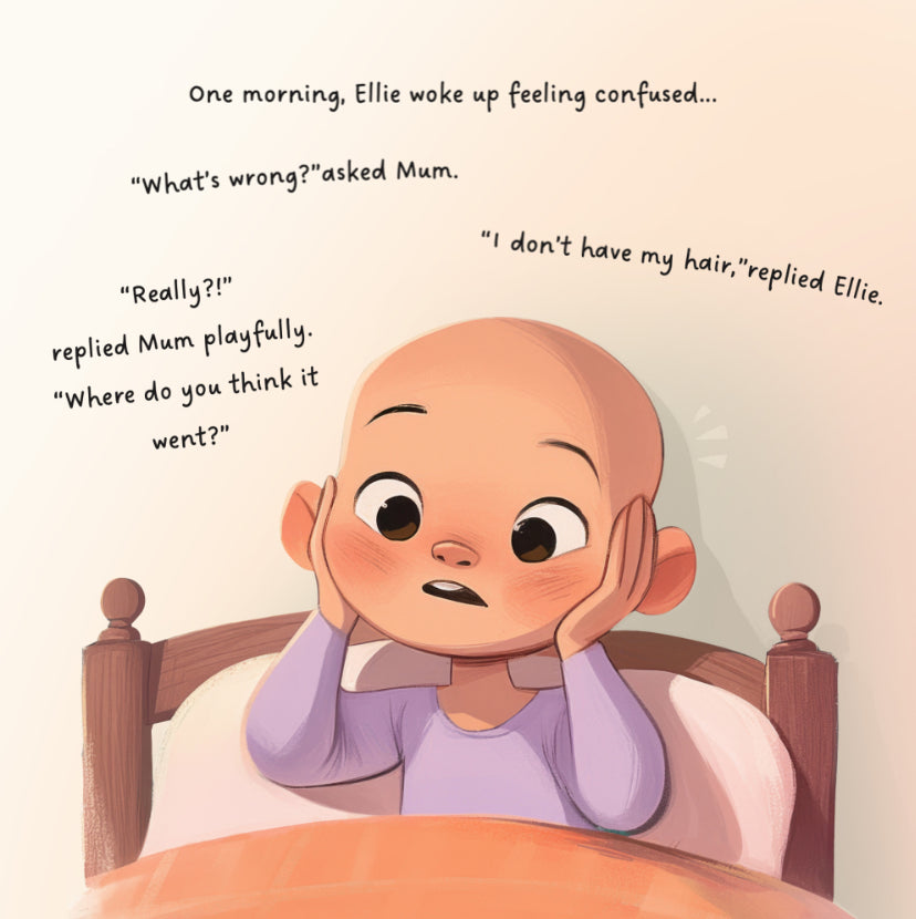 Where’s Ellie’s Hair Hardcover Book