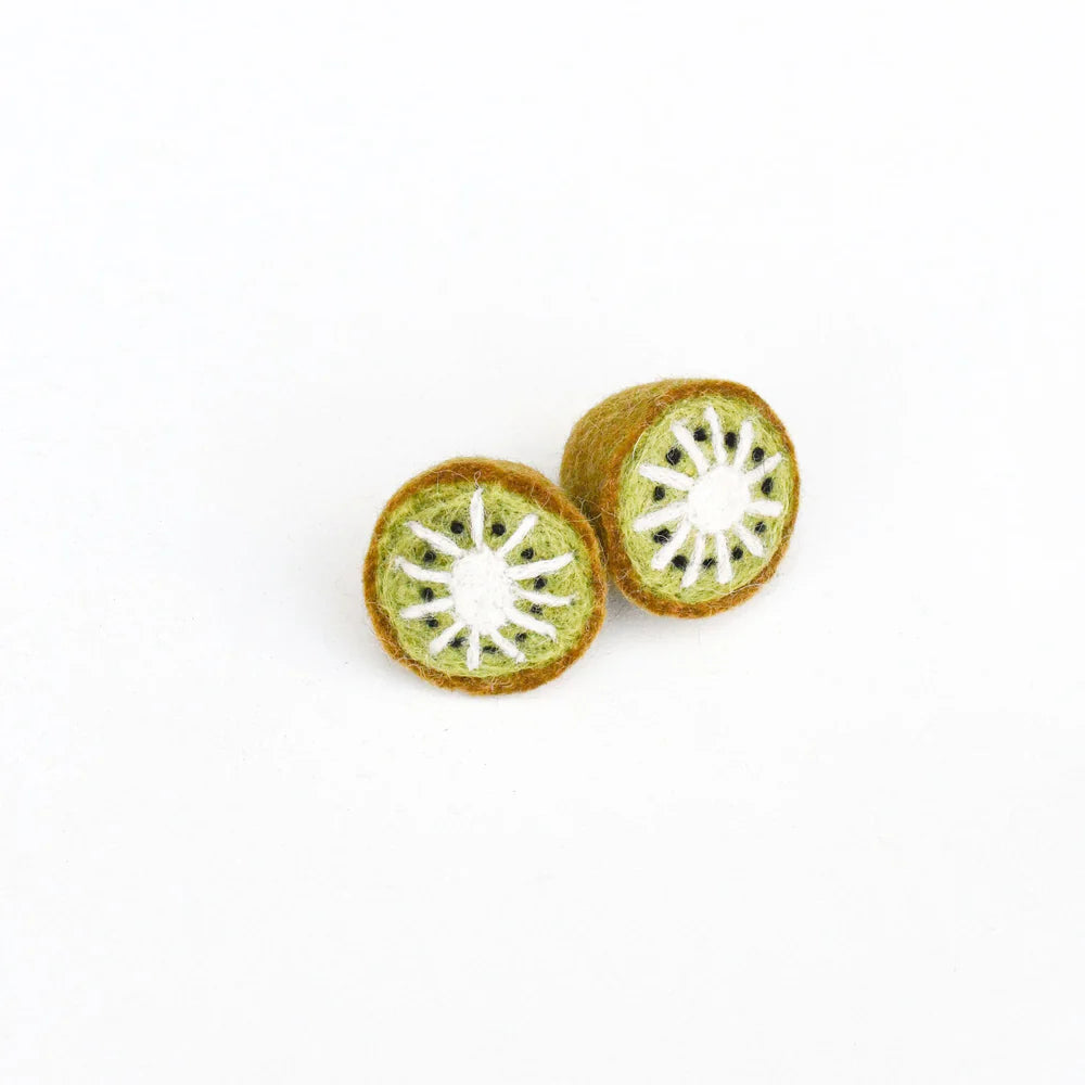 Felt Kiwi Fruit (set 2)