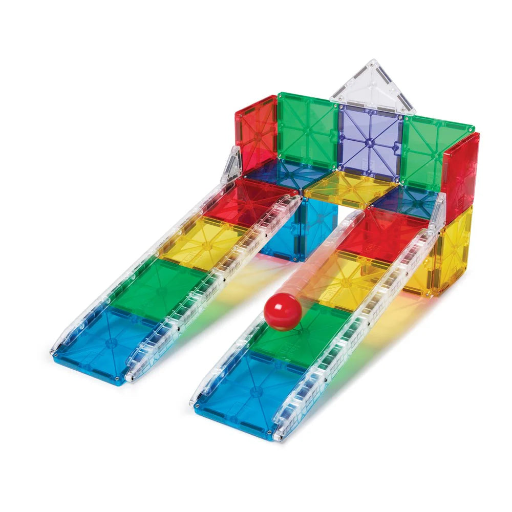 Rail Racers 33-Piece Magnetic Construction Set.