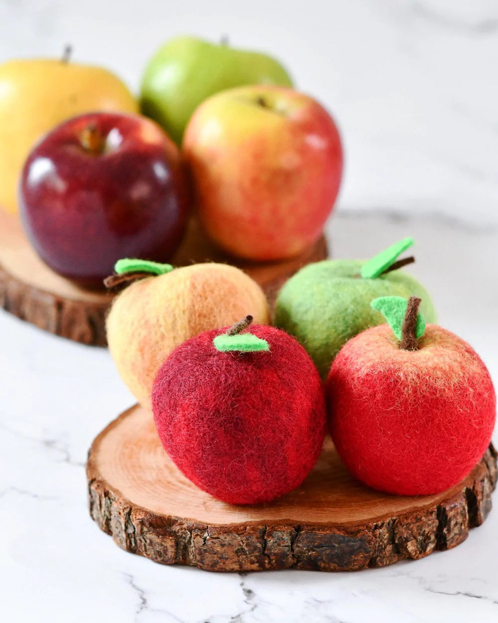 Felt Apples (set of 4)