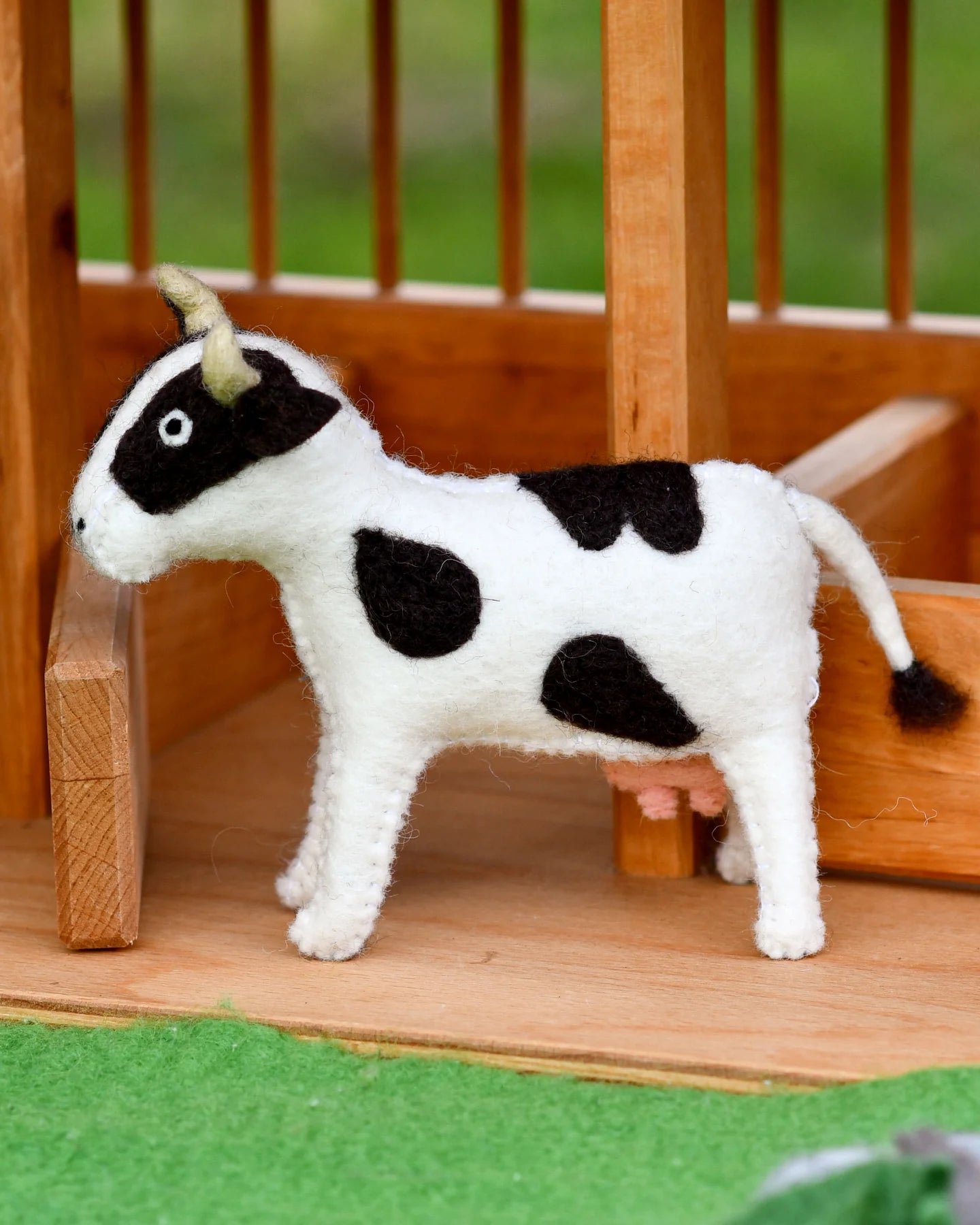 Felt Cow Farm Animal - Tara's Treasure