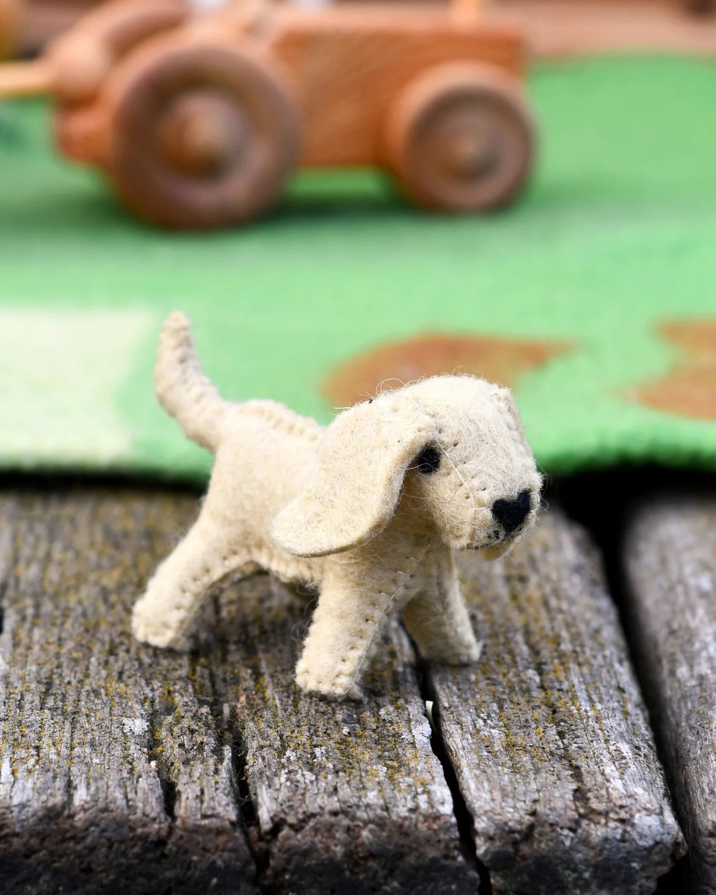 Felt Dog Farm Animal - Tara's Treasure