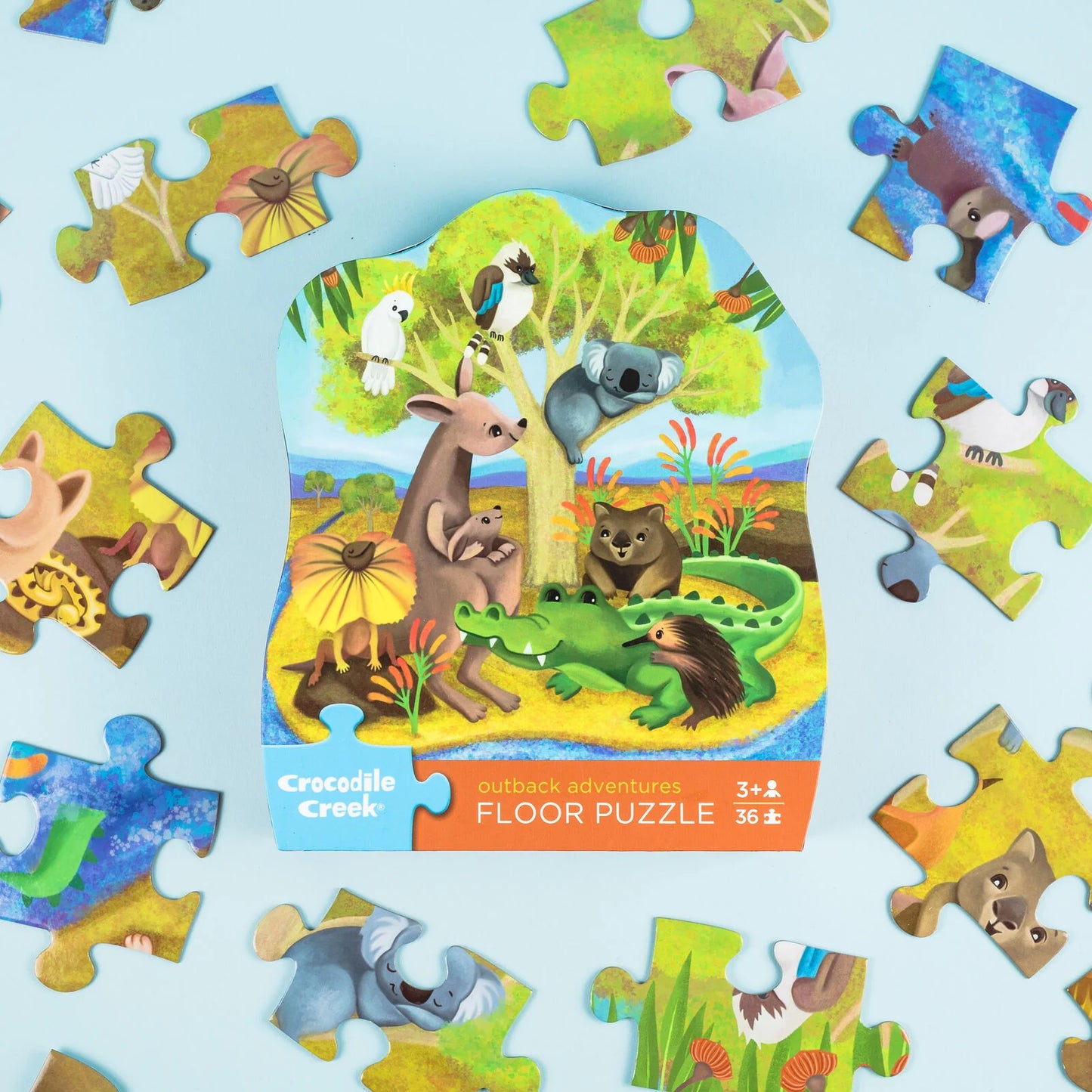 Outback Adventure Classic Floor Puzzle - Crocodile Creek