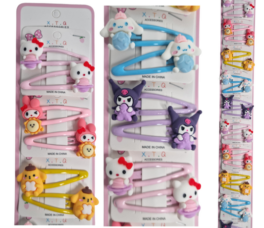 Kitty & Friends Hairclips