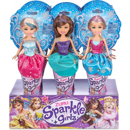 Sparkle Girlz 10.5" Winter Princess Doll Assorted*