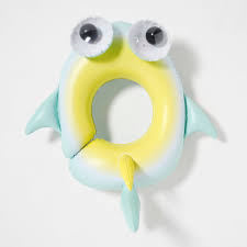 Sunnylife: Kids Tube Pool Ring - Salty The Shark Multi