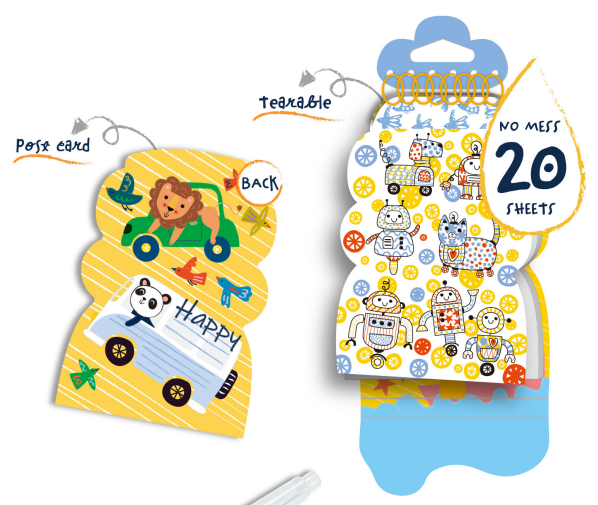 Happy Distribution - Haku Yoka Watercolour Painting