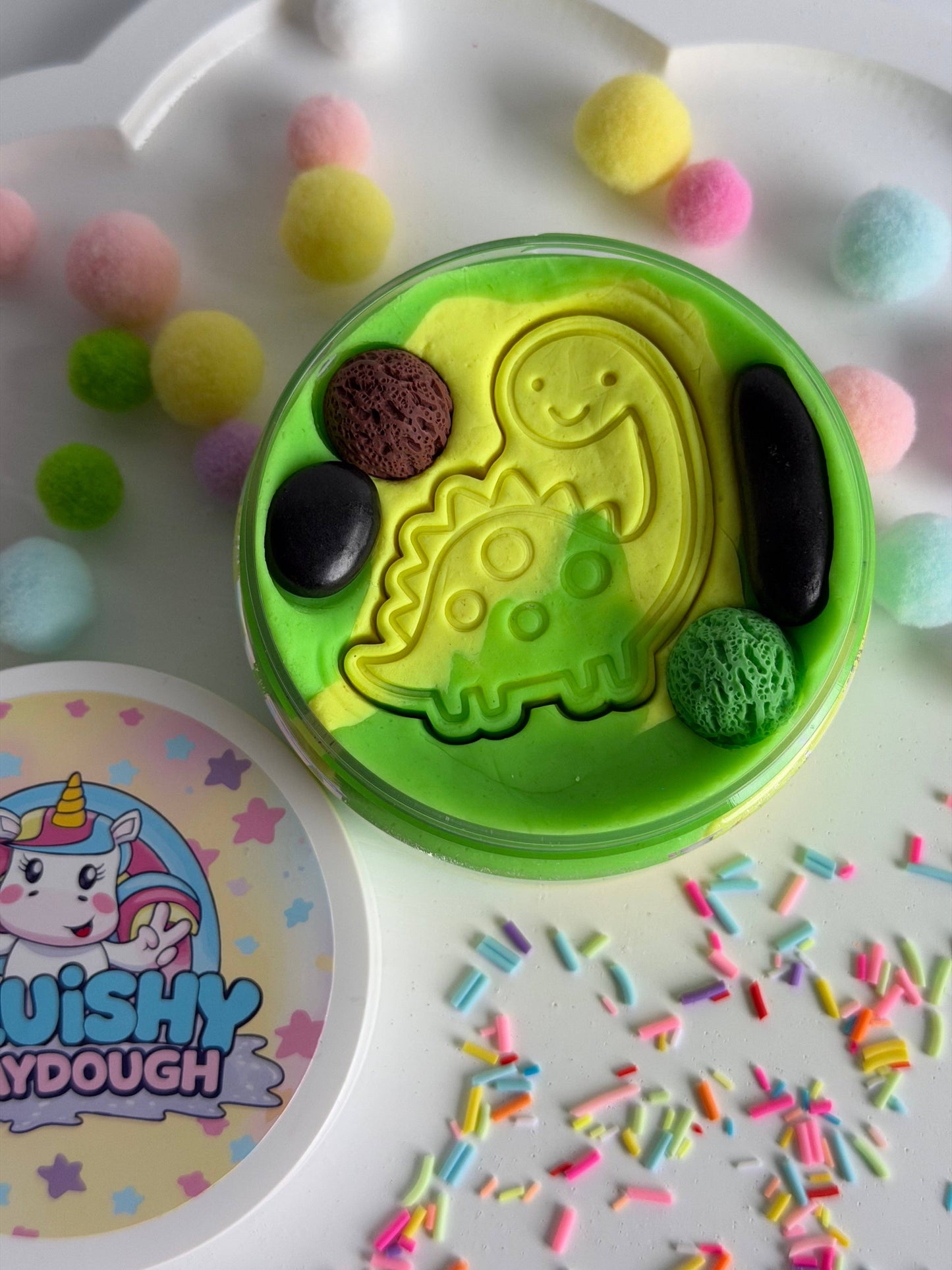 Dino Playdough 250g Tub - Squishy Play