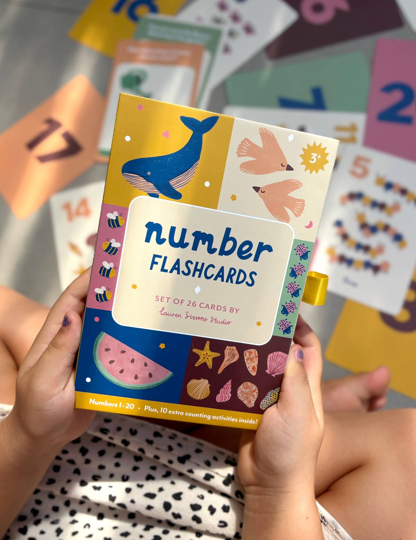 Lauren Sissons Studio - Illustrated Number Flashcards - Kids Toys Learning Education